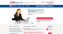 Desktop Screenshot of payusa.com