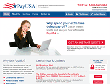 Tablet Screenshot of payusa.com